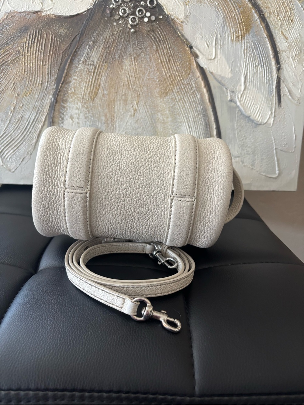 Marc Jacobs Small Duffle Mini Satchel in Off White - Picture 6 of 14